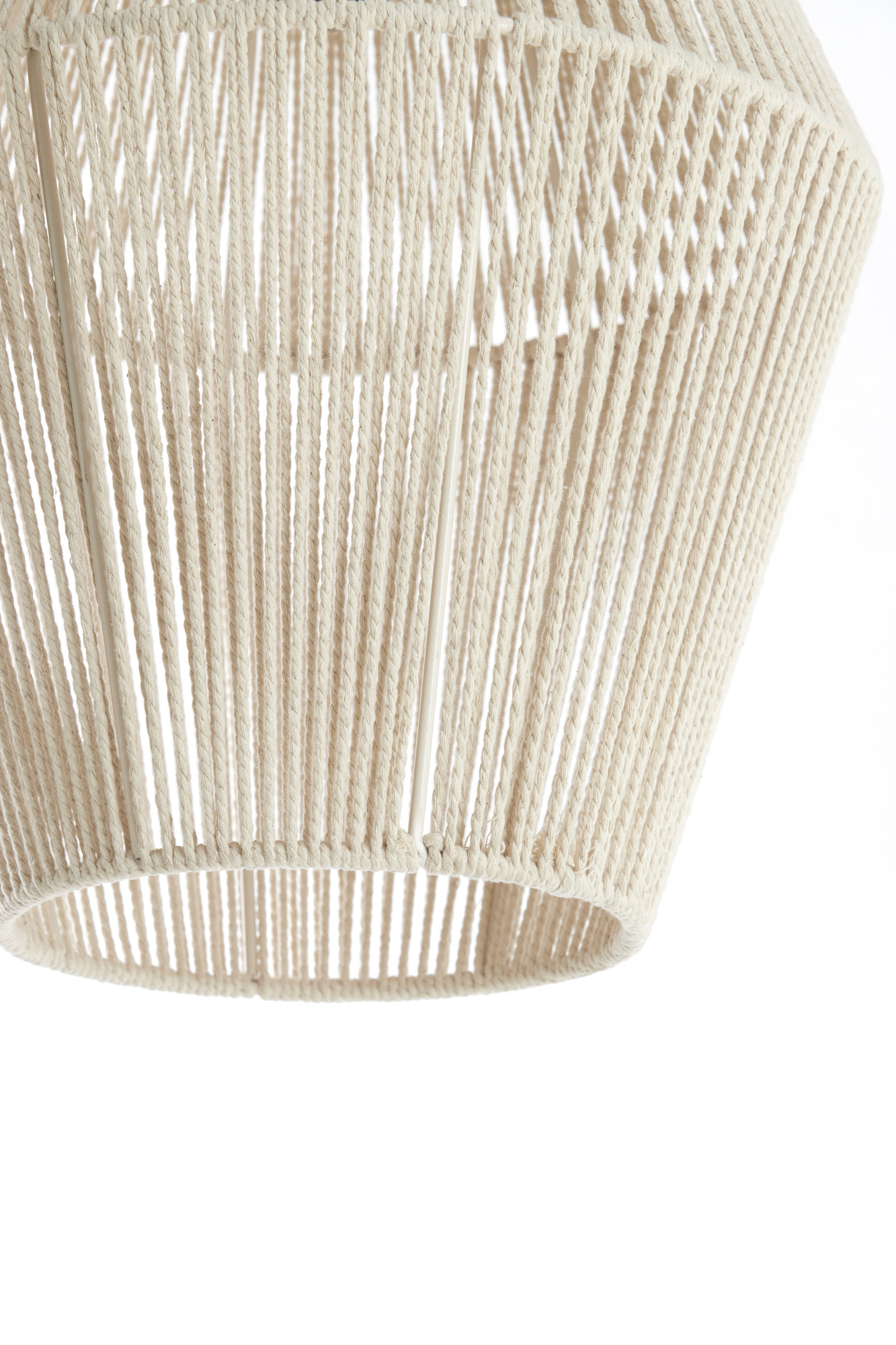 Suspension naturelle avec abat-jour tressé Light & Living Deya – Image 7