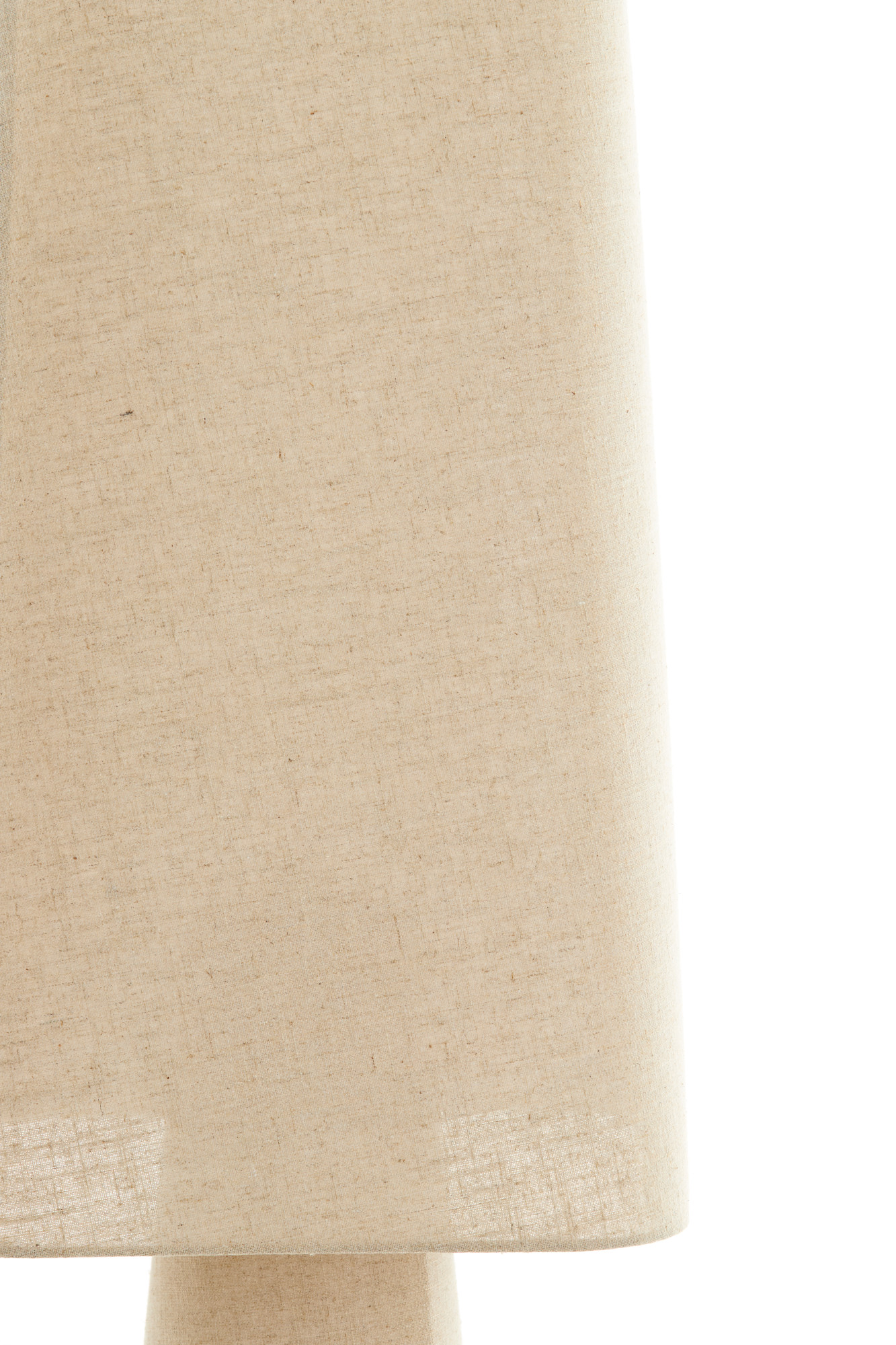 Lampadaire en tissu beige Light & Living Mikko – Image 3