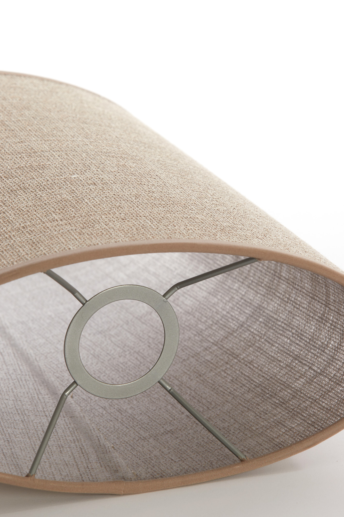 Abat-jour brun en tissu Light & Living Caden – Image 6