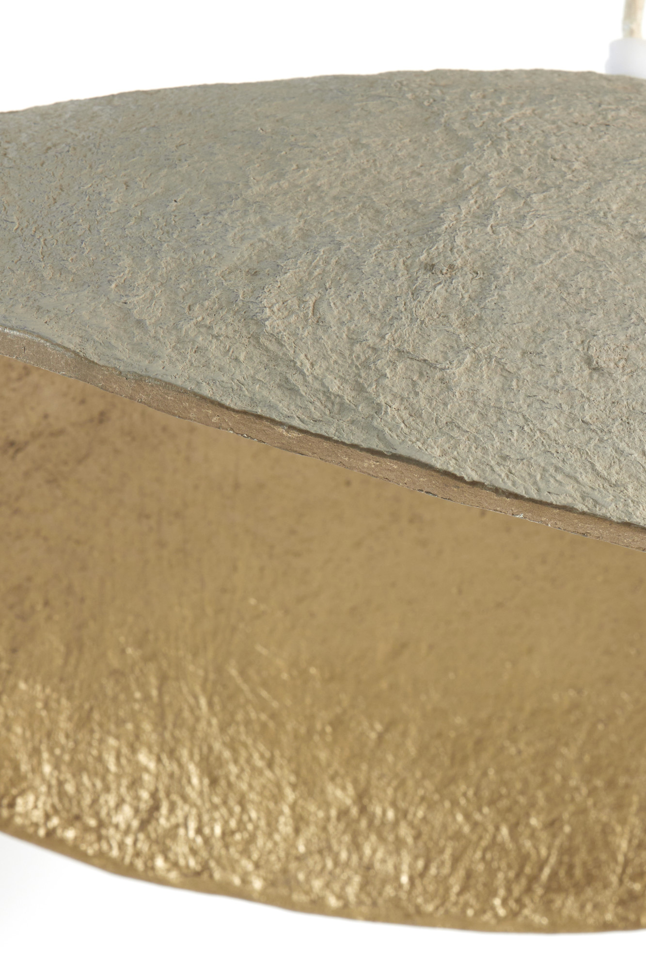 Suspension organique compacte en beige Light & Living Lonia – Image 6