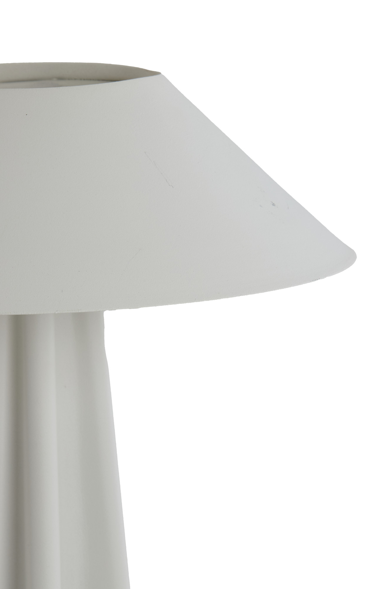 Lampe conique blanc cassé Light & Living Cukai – Image 3