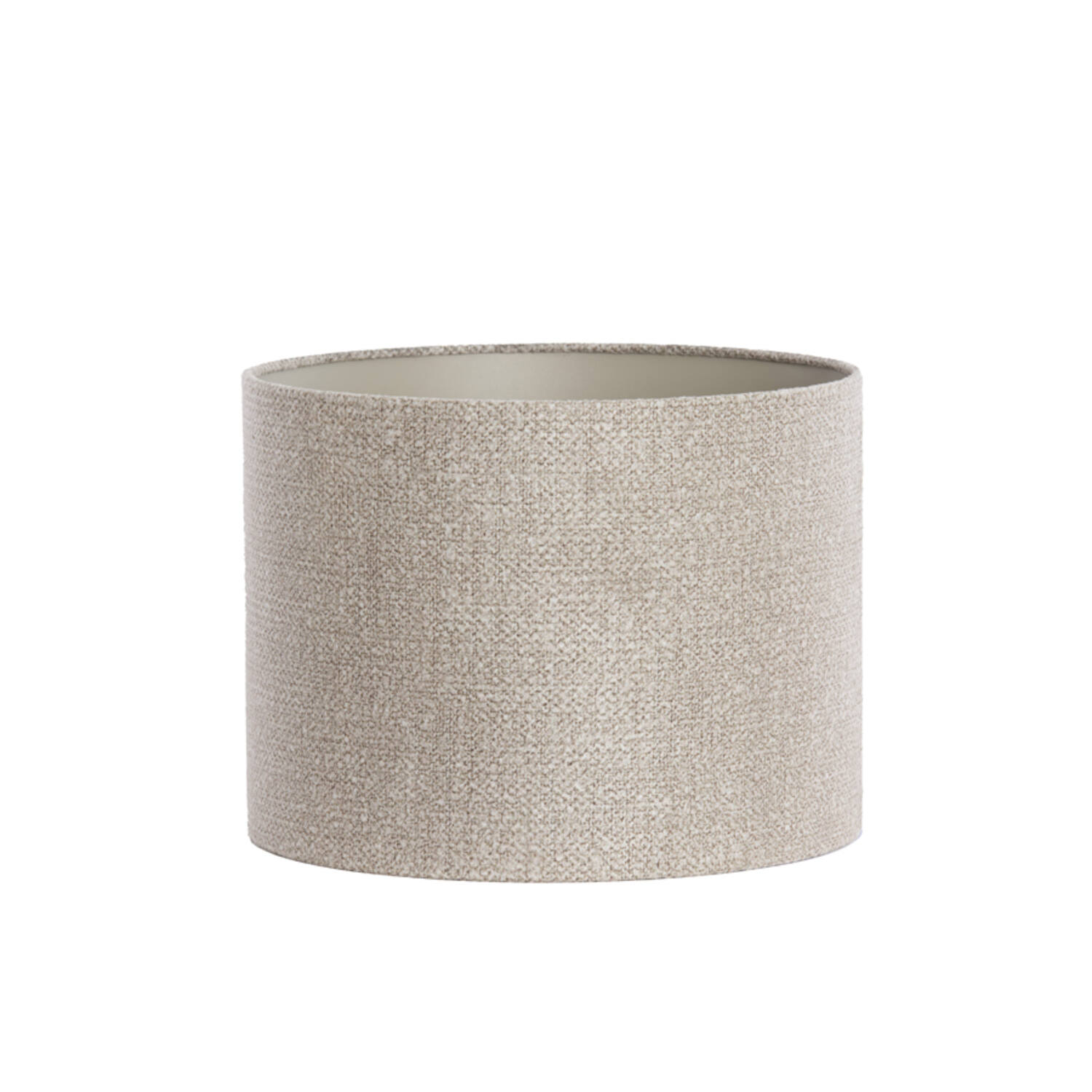 Ampoule en tissu beige de forme cylindrique Light & Living Brandy