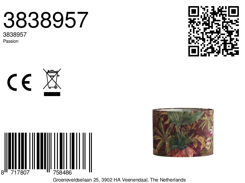 Abat-jour motif tropical Light & Living Passion – Image 9