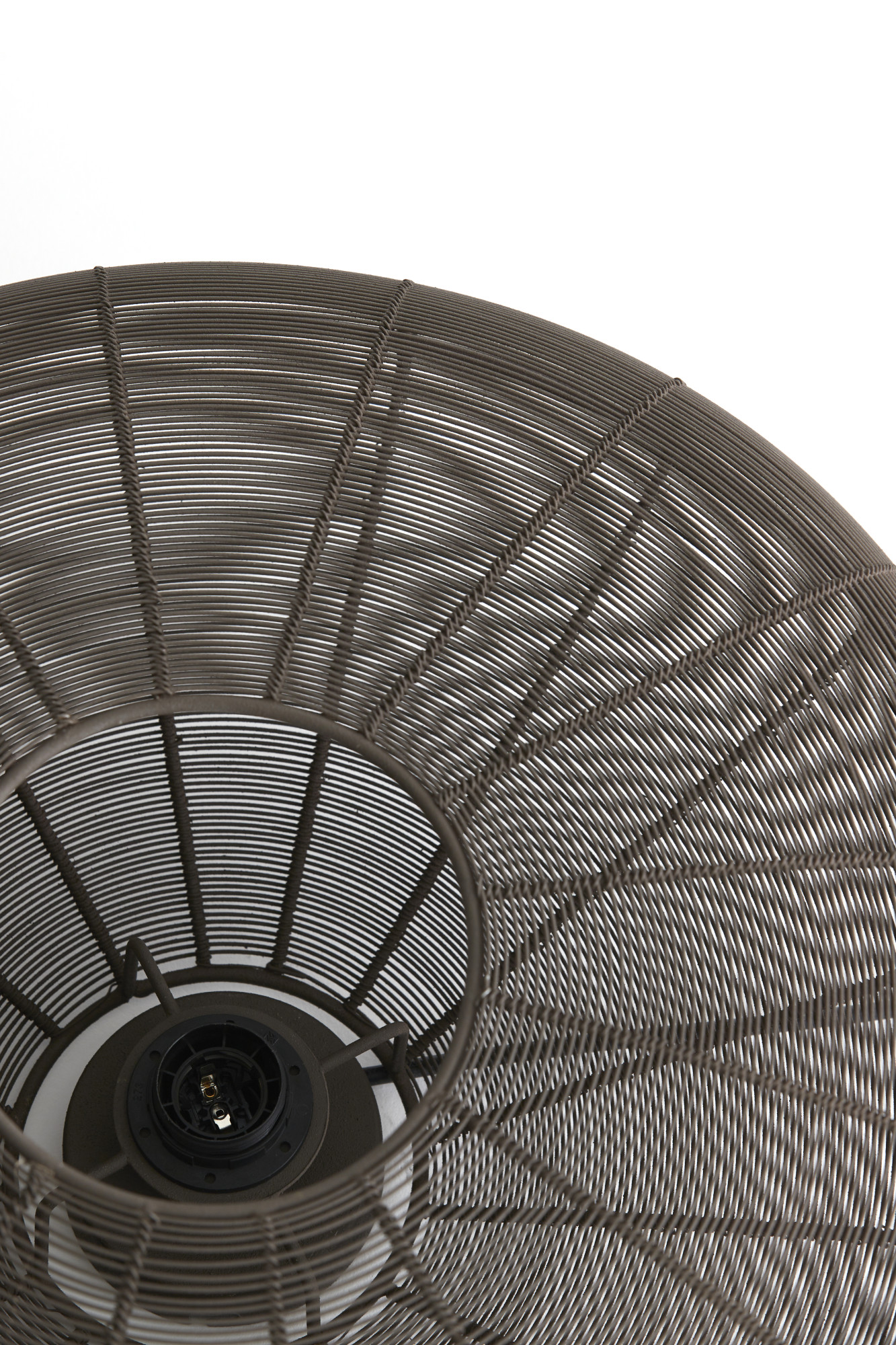 Suspension ronde en rotin couleur naturelle Light & Living Bahoto – Image 7