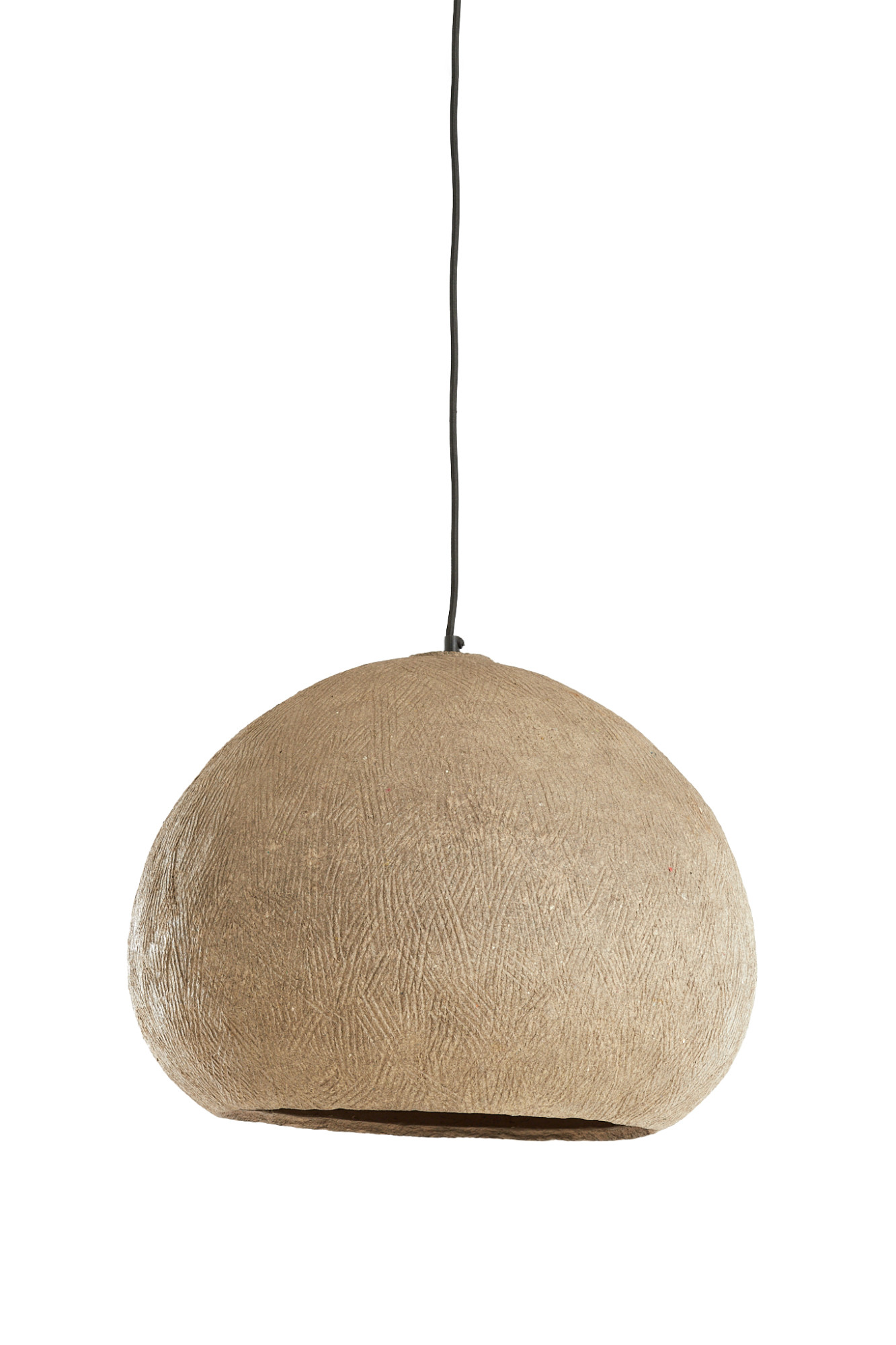 Suspension naturelle beige aspect textile Light & Living Celmiros – Image 2