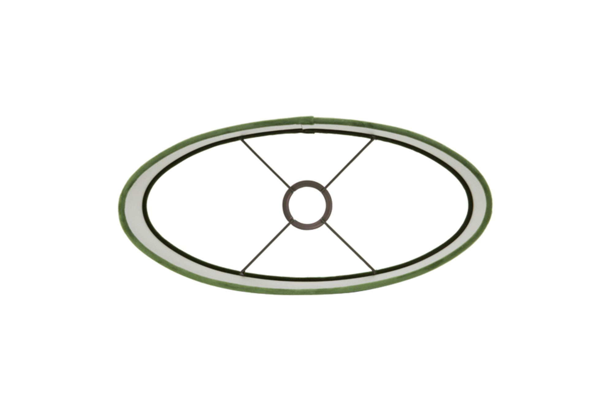 Abat-jour vert, forme cylindrique Light & Living Velours – Image 6