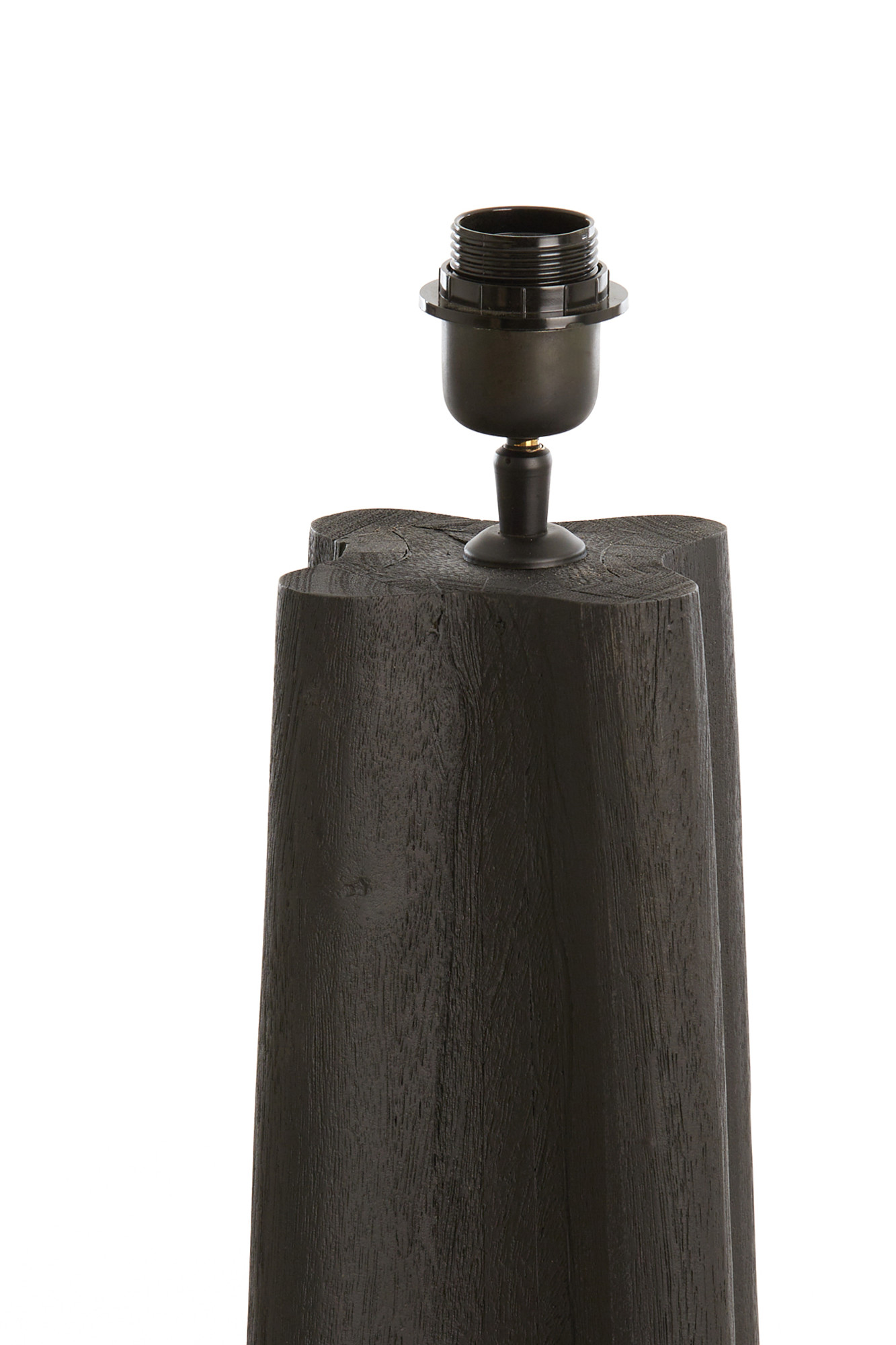 Couleur base de lampe en bois noir Light & Living Navelli – Image 4