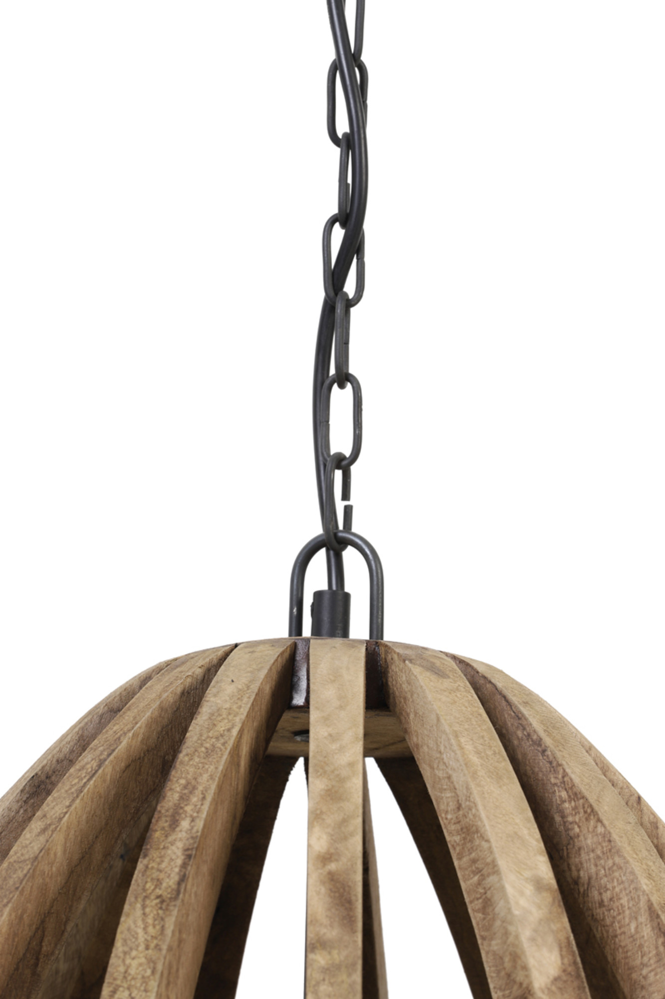 Suspension cage en bois naturel Light & Living Haranka – Image 3