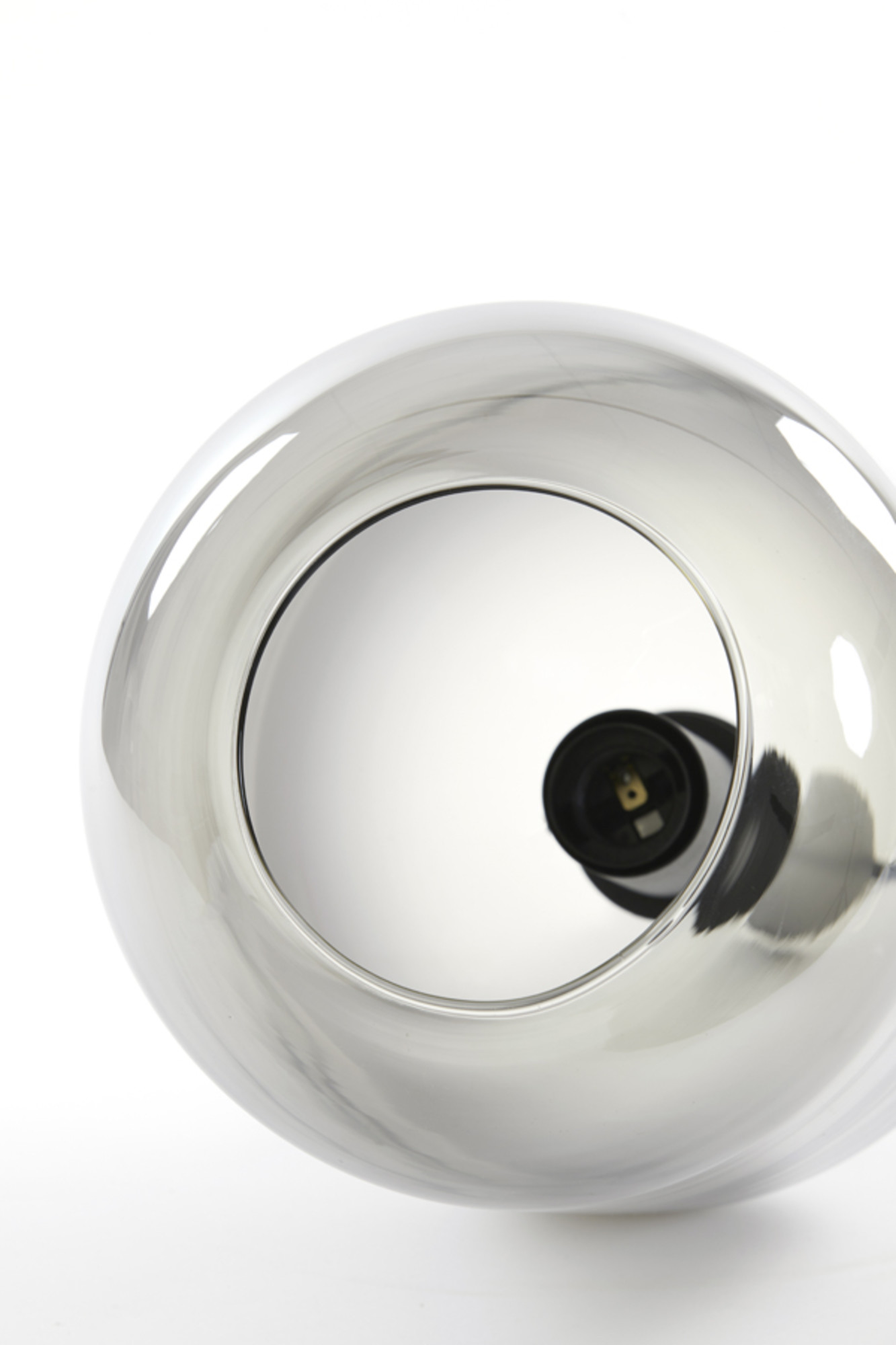 Suspension en verre gris au style élégant Light & Living Lekar – Image 8