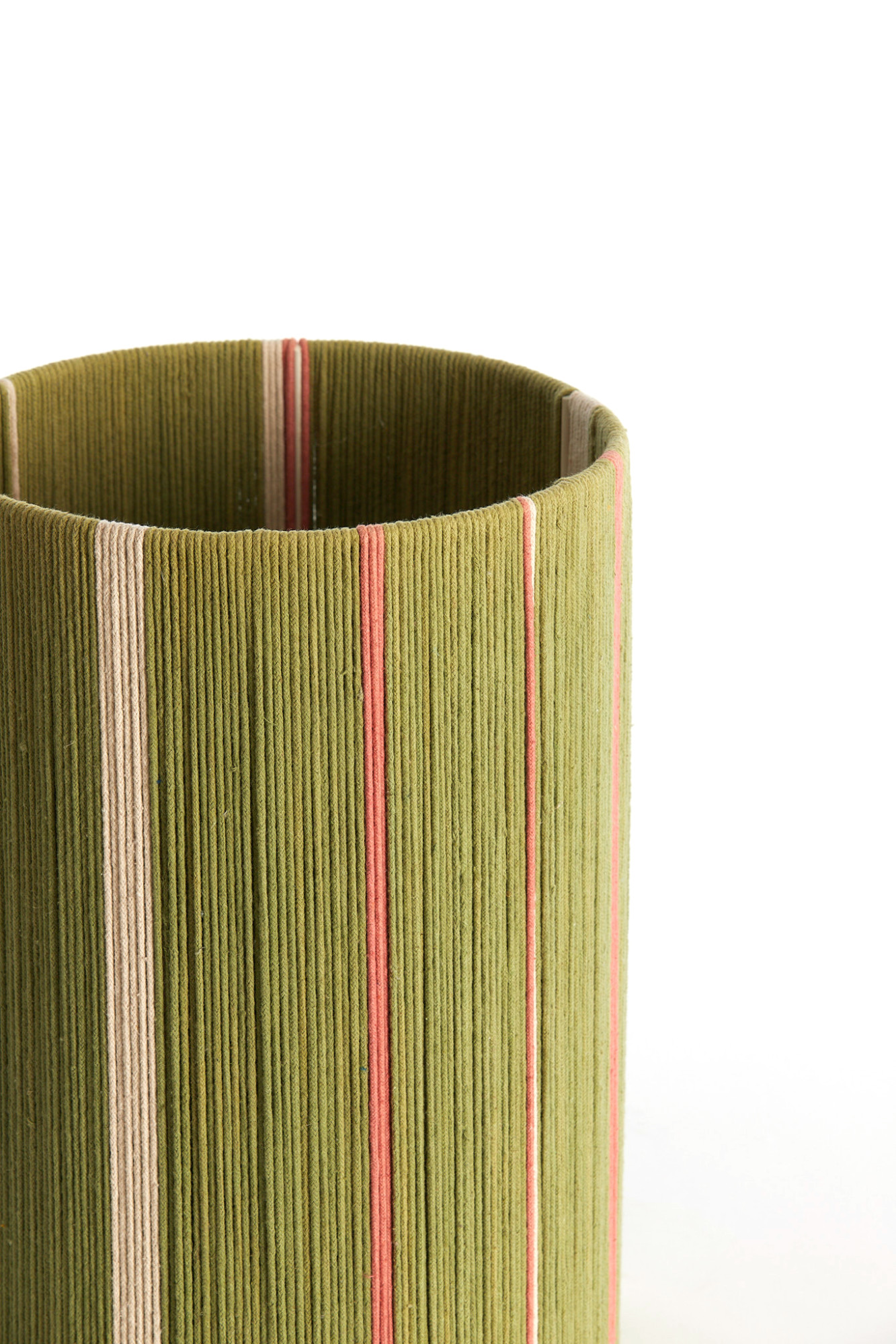 abat-jour rayé vert olive Light & Living Medan – Image 3