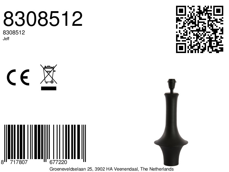 Lampe de table neutre Light & Living Jeff dans une teinte apaisante – Image 9