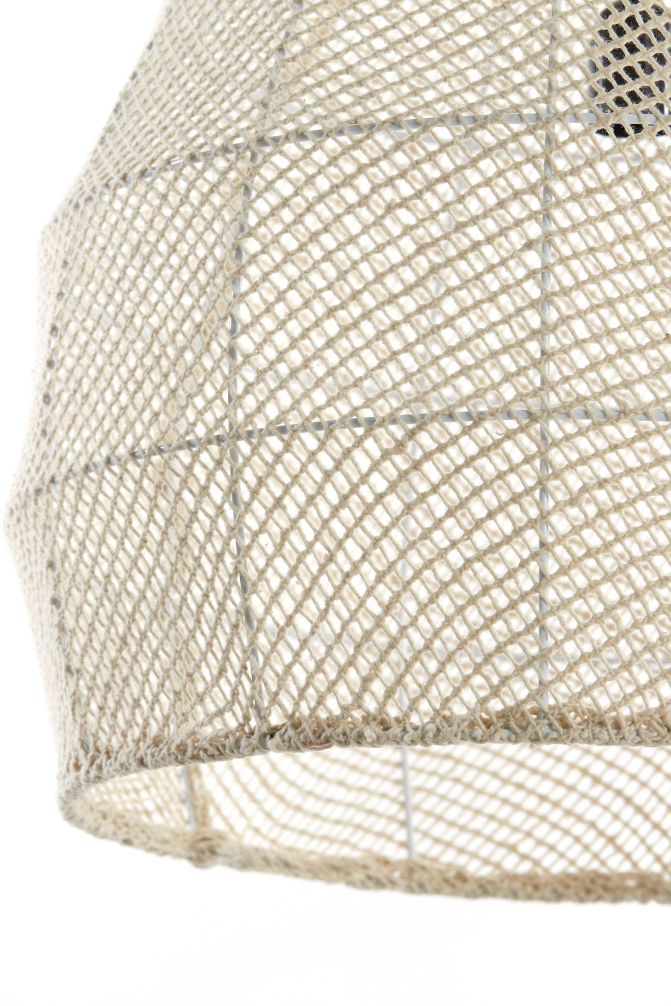 Suspension tressée beige avec look rotin Light & Living Makassar – Image 3