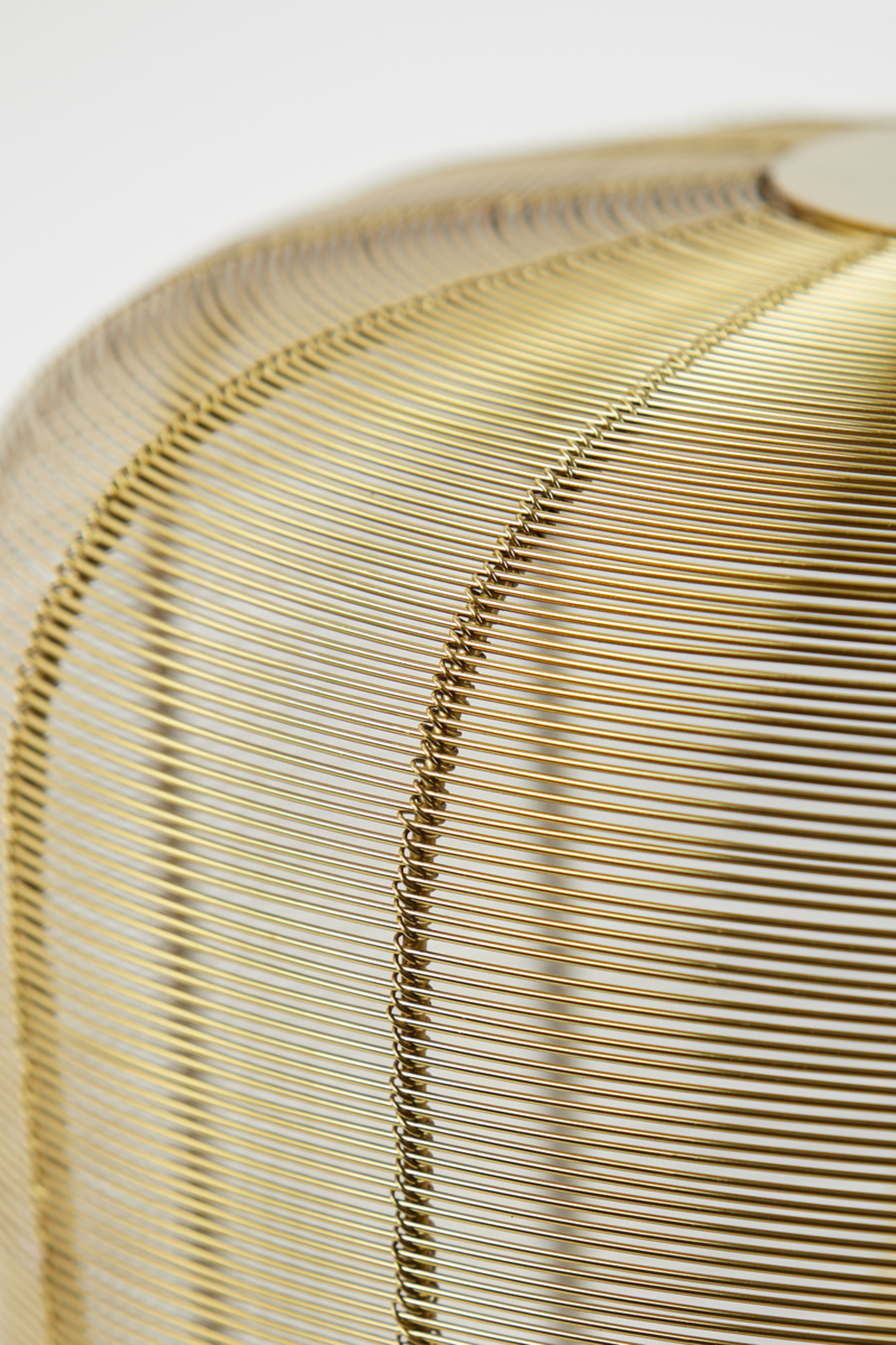 Suspension en métal doré pour intérieur Light & Living Adeta – Image 8