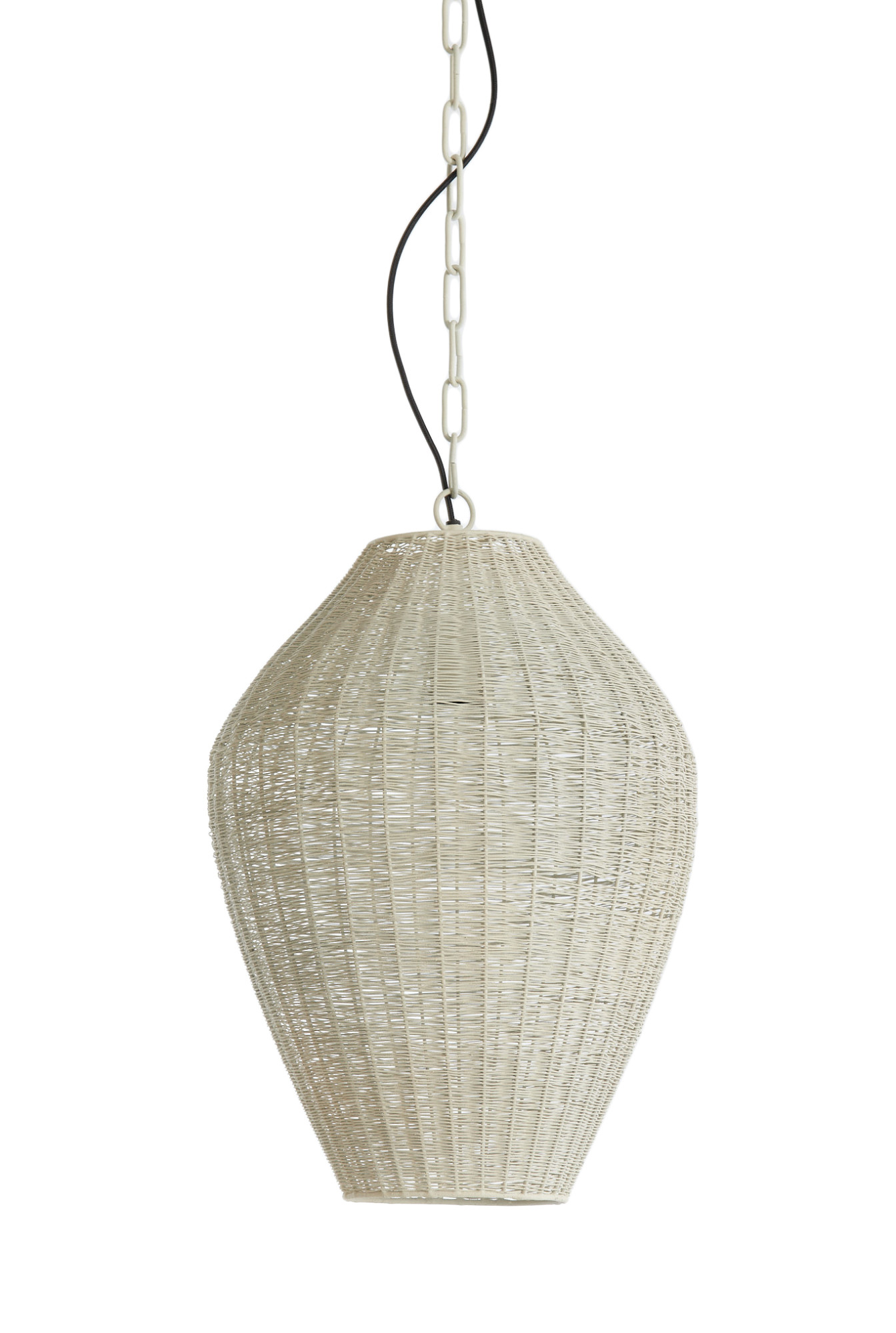 Suspension en rotin blanc cassé Light & Living Arriate – Image 2