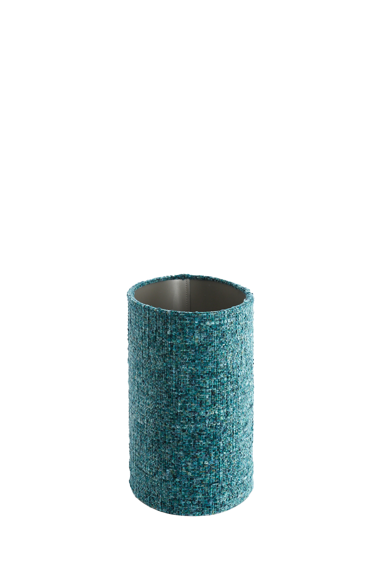 Abat-jour cylindrique en tissu turquoise Light & Living Osire – Image 4