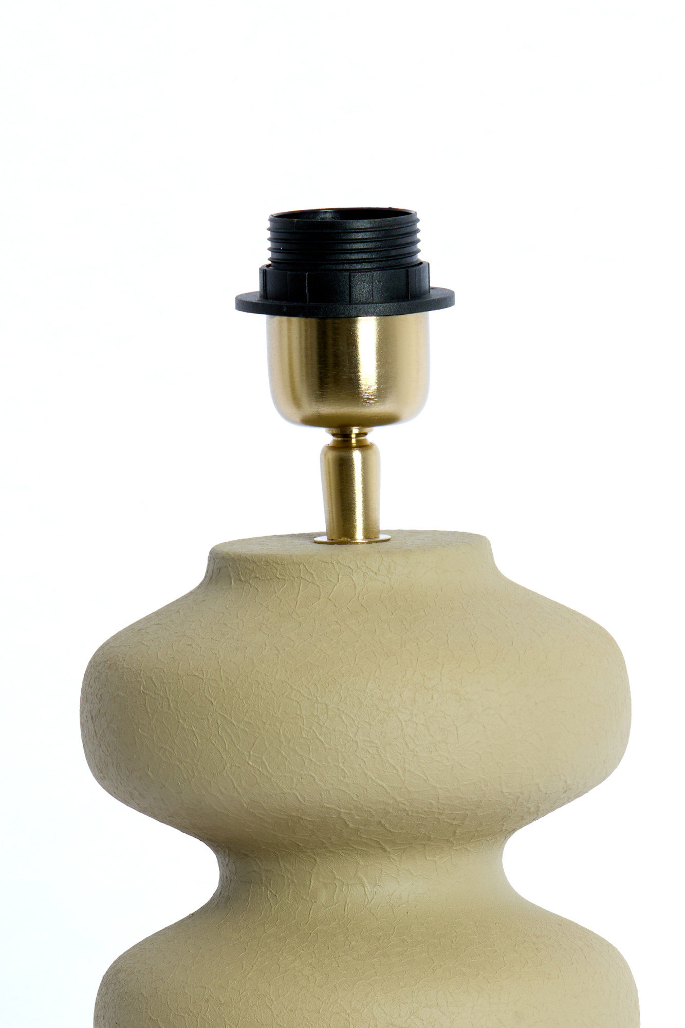 Pied de lampe en céramique beige Light & Living Soroca – Image 3