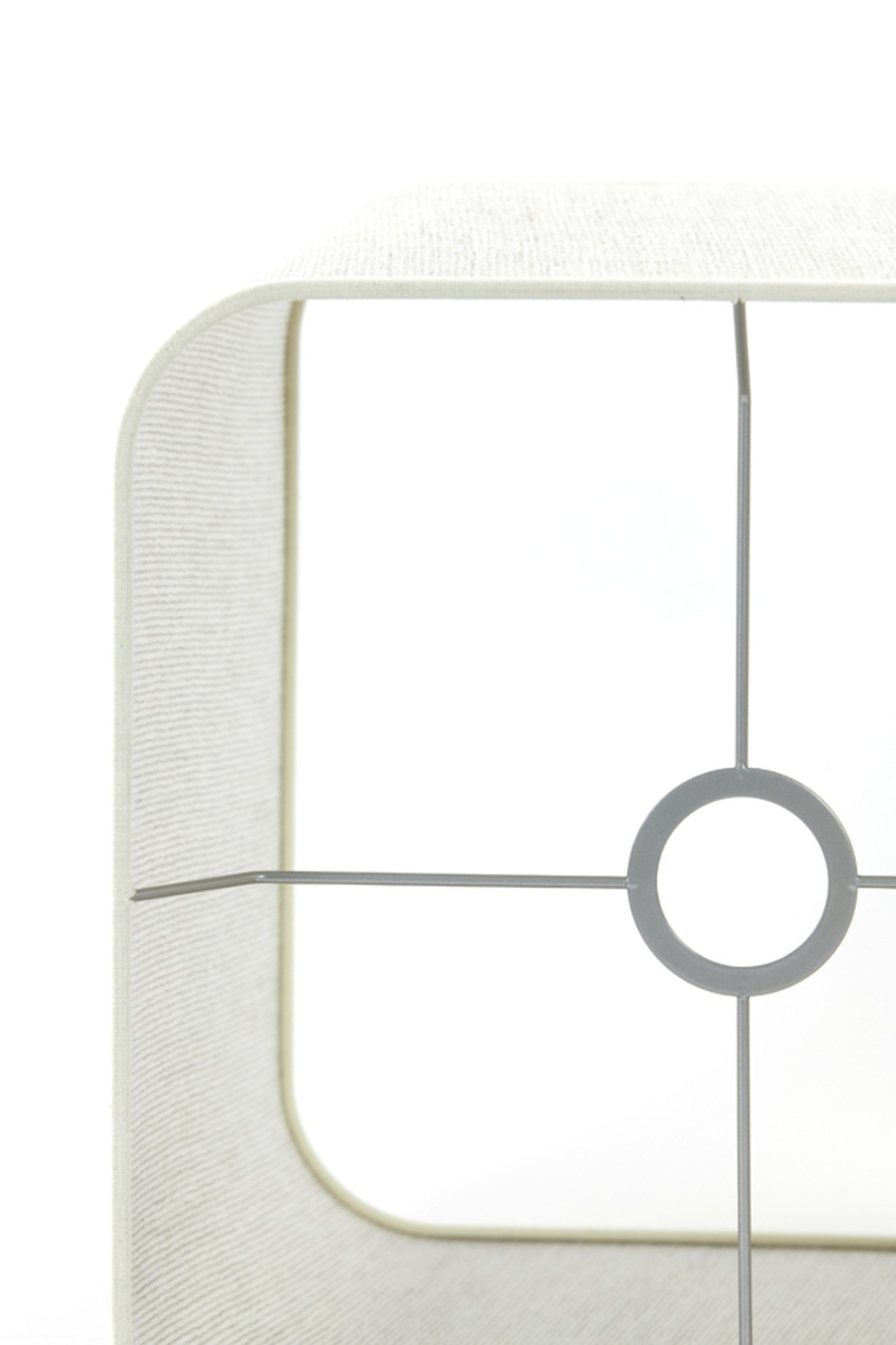 Abat-jour carré en teinte neutre Light & Living Breska – Image 6