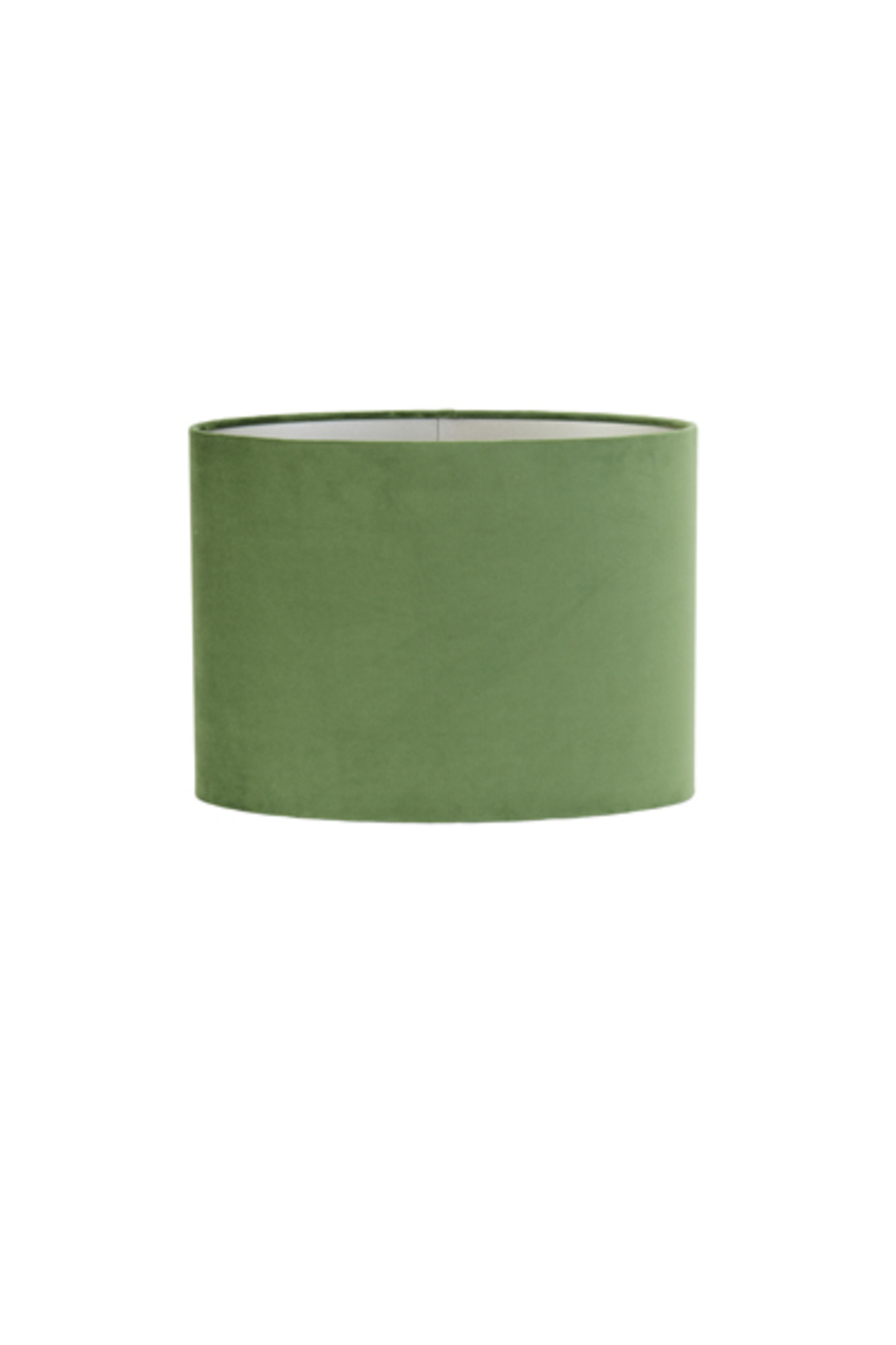 Abat-jour vert, forme cylindrique Light & Living Velours – Image 2