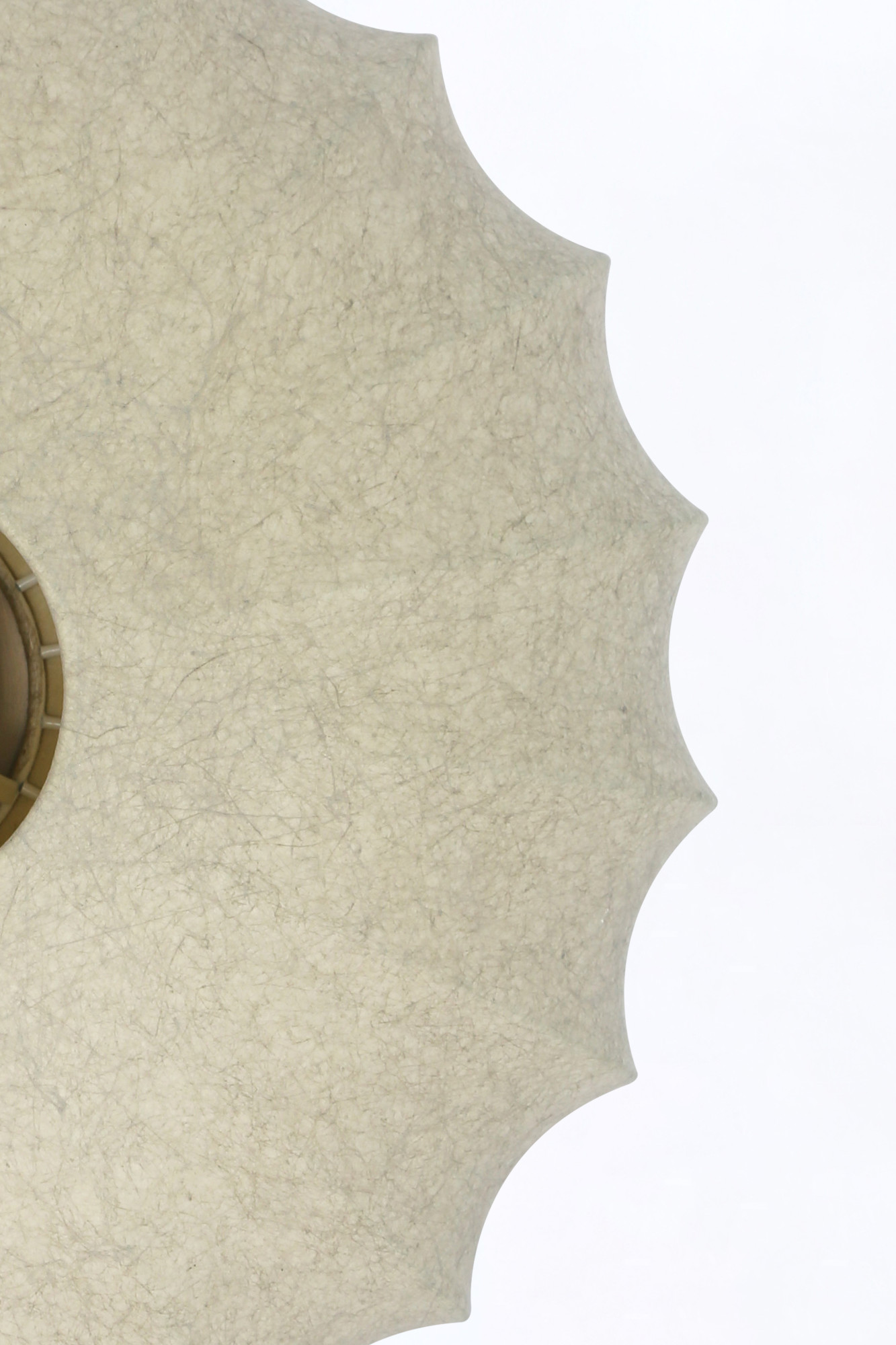 Plafonnier rond beige avec abat-jour en tissu Light & Living Fay – Image 4