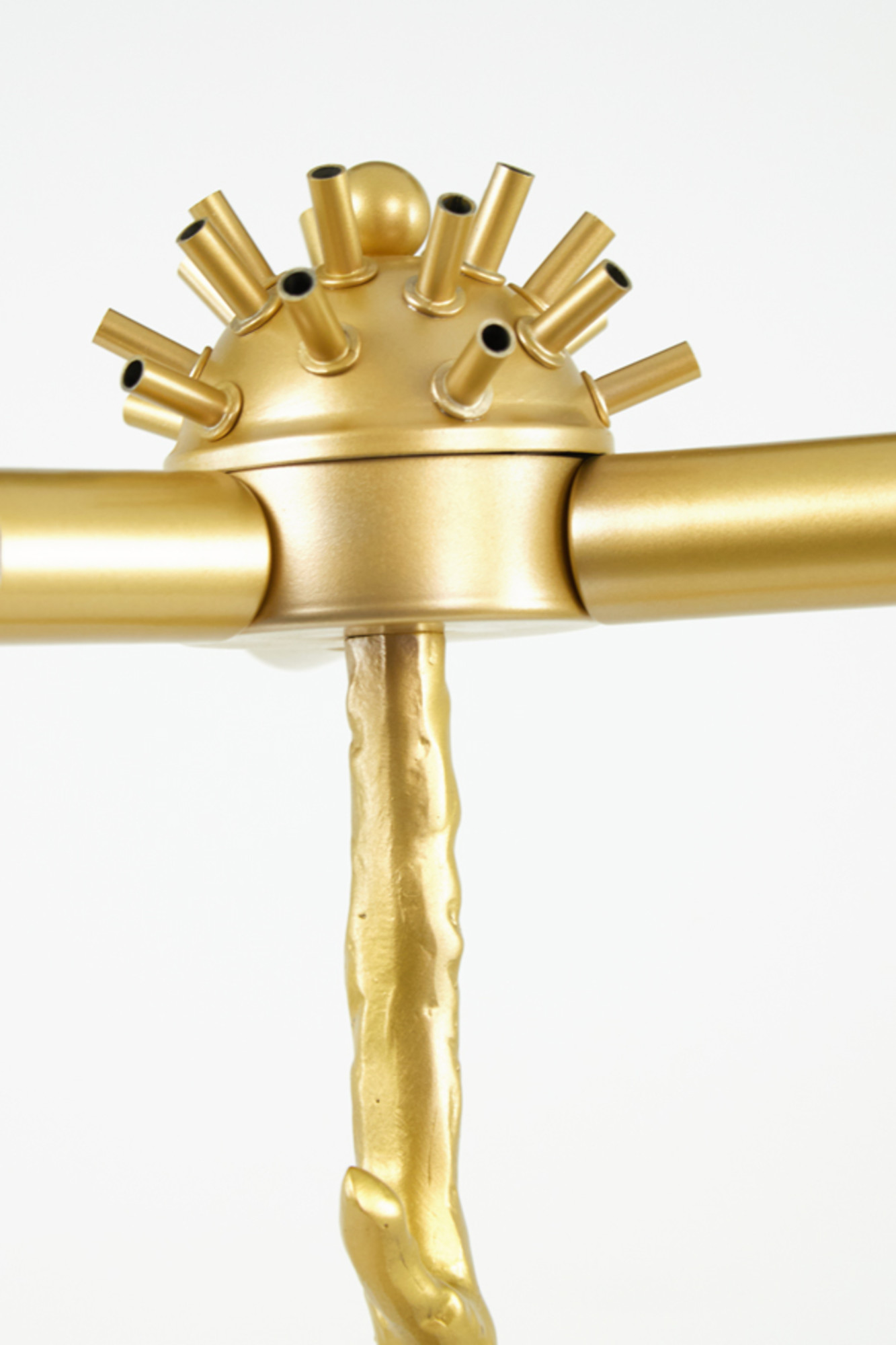 Lampadaire rose design à plumes Light & Living Feather – Image 3