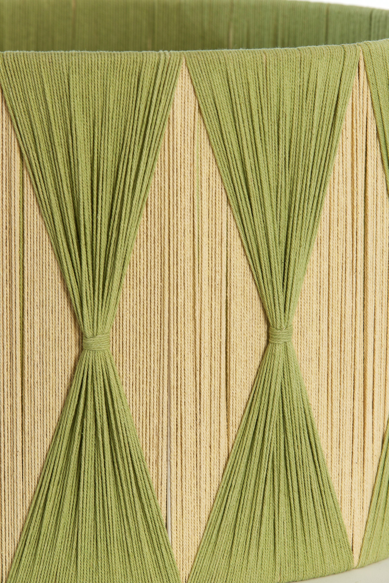 Abat-jour vert motif tressé Light & Living Hannah – Image 4