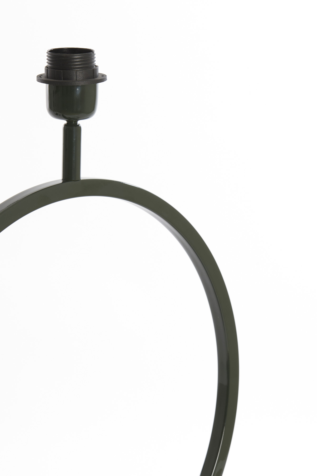 Piedestal de lampe en cadre rond vert Light & Living Liva – Image 5