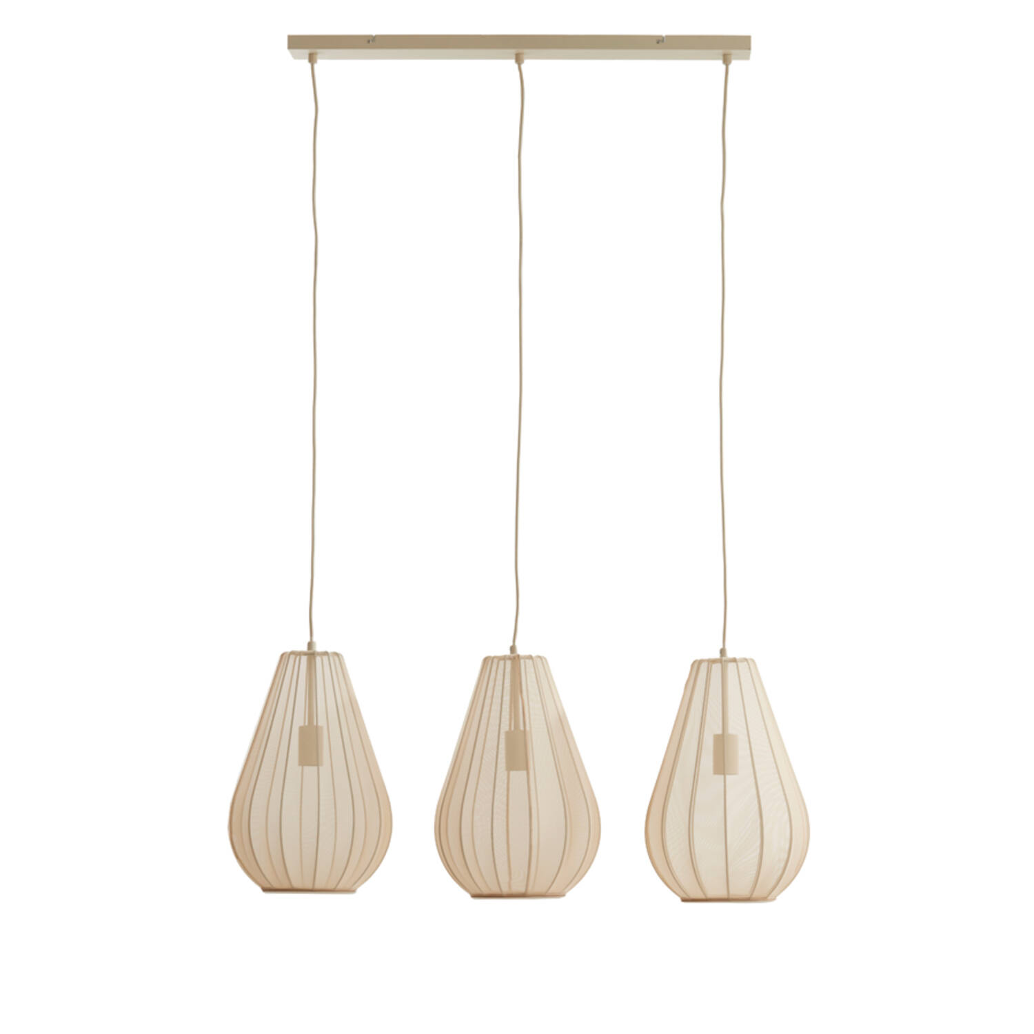 Ensemble de suspensions en fil beige Light & Living Itela
