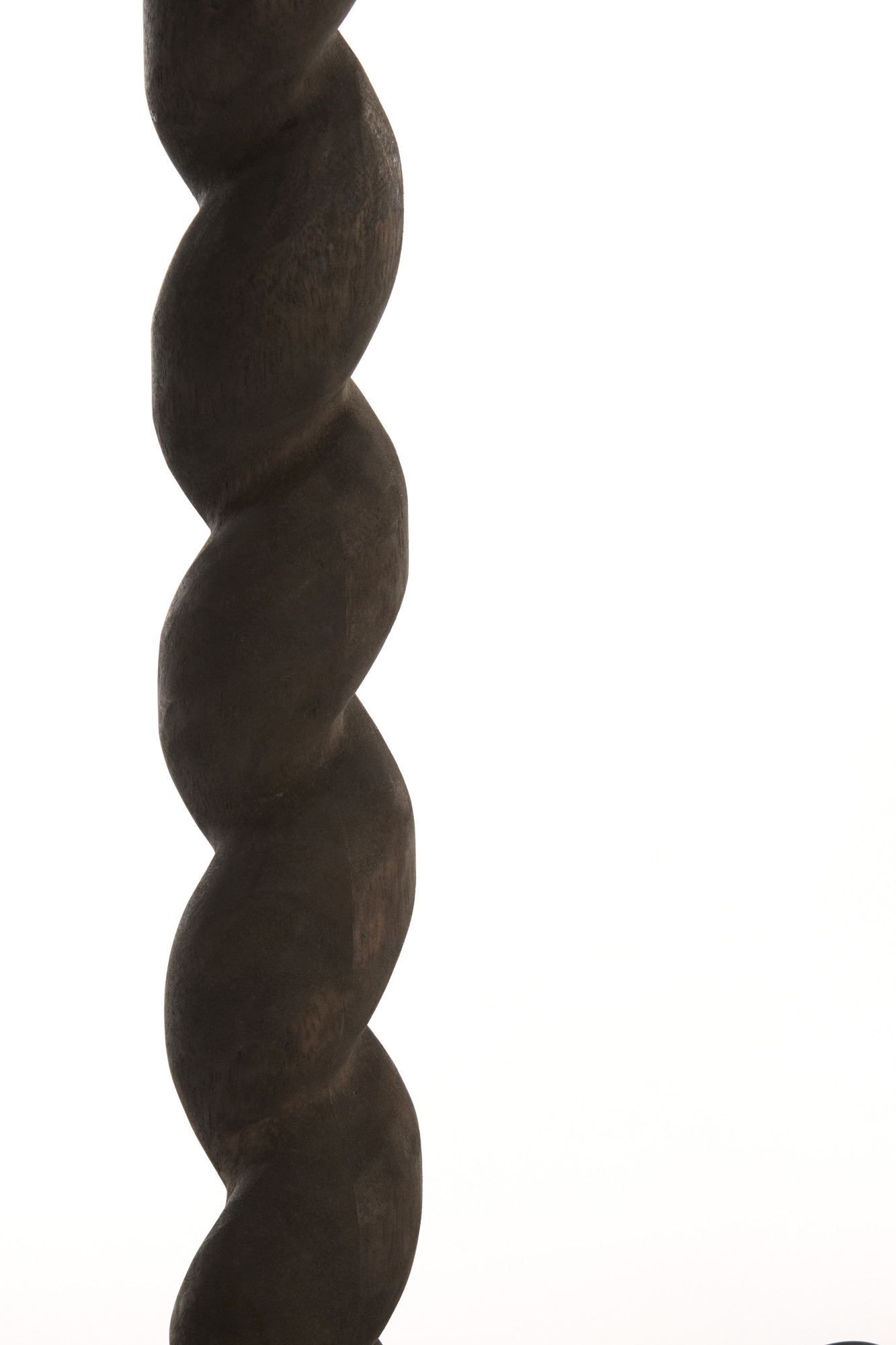 Socle de lampe noir torsadé Light & Living Nanno – Image 4