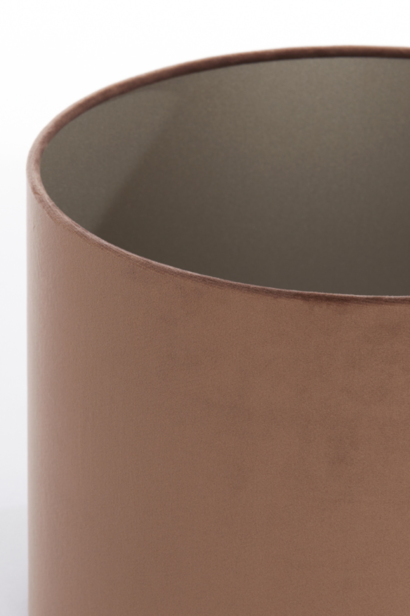 Abat-jour cylindrique en marron Light & Living Velours – Image 7