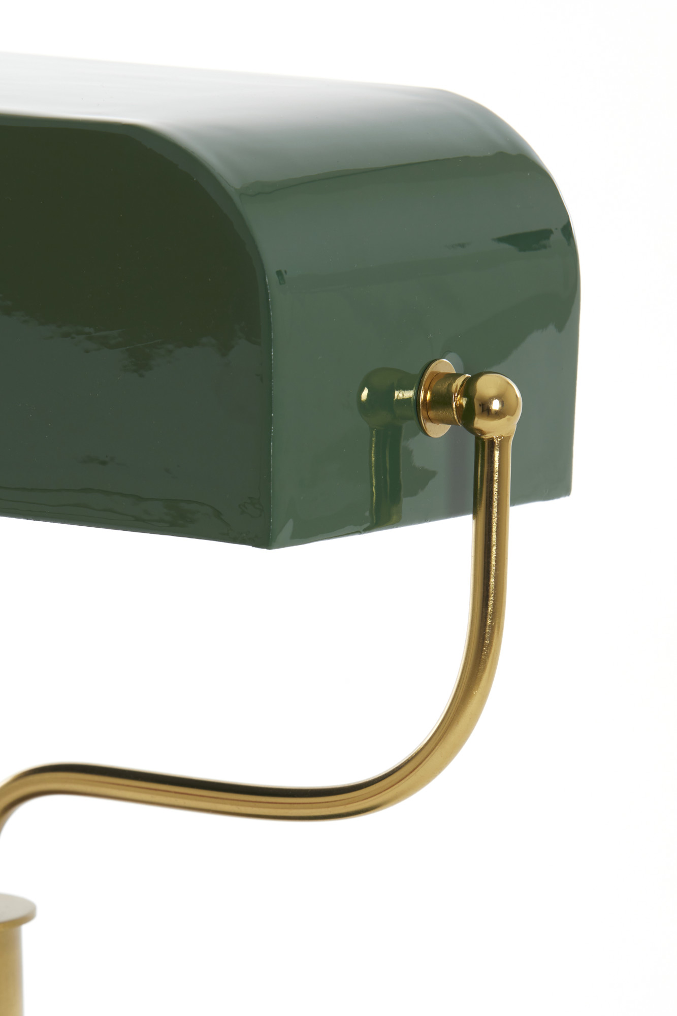 Lampe banquier en métal avec abat-jour vert Light & Living Ayer – Image 3