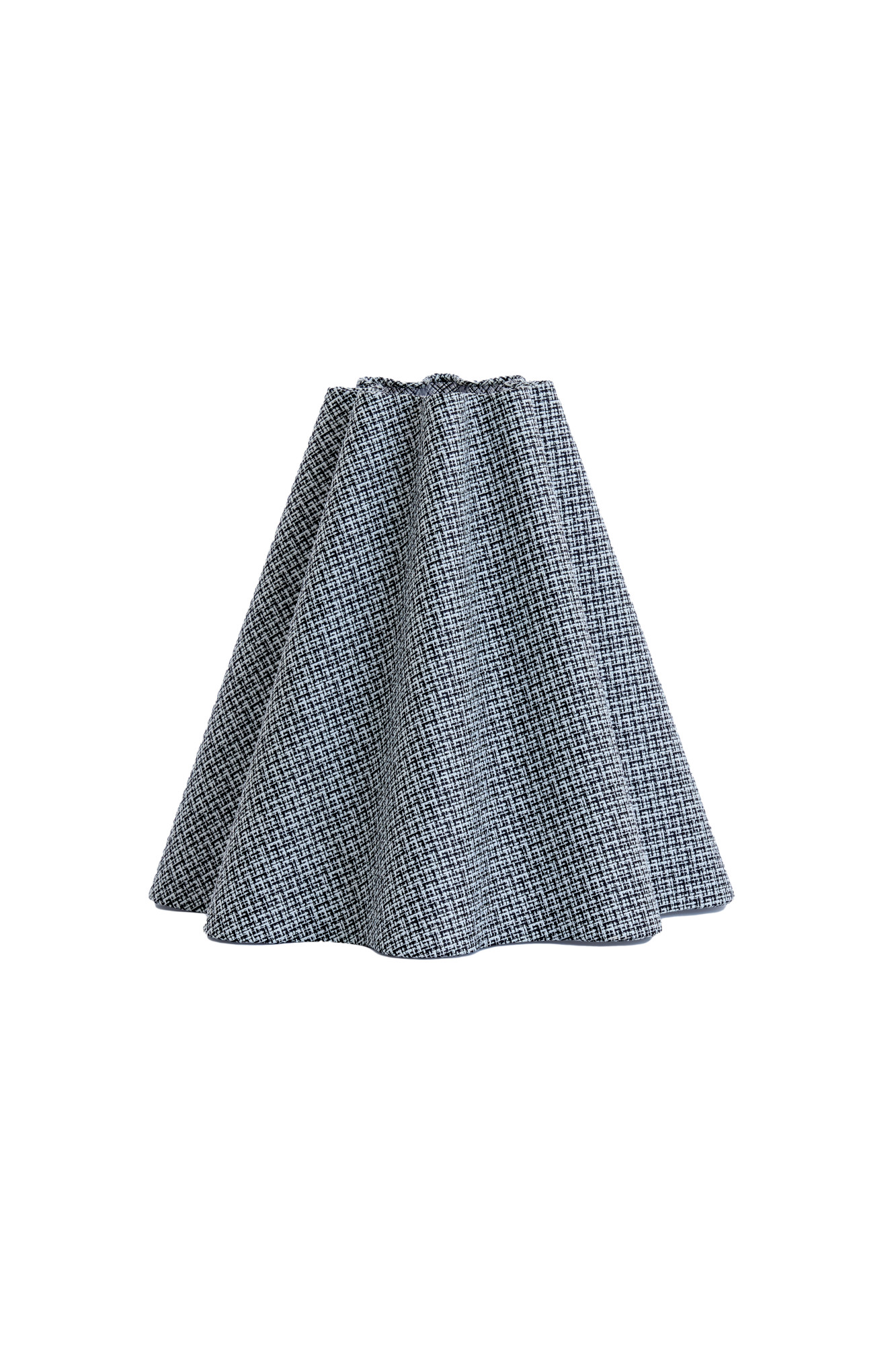 Abat-jour en tissu gris à motif losange Light & Living Bezaha – Image 2