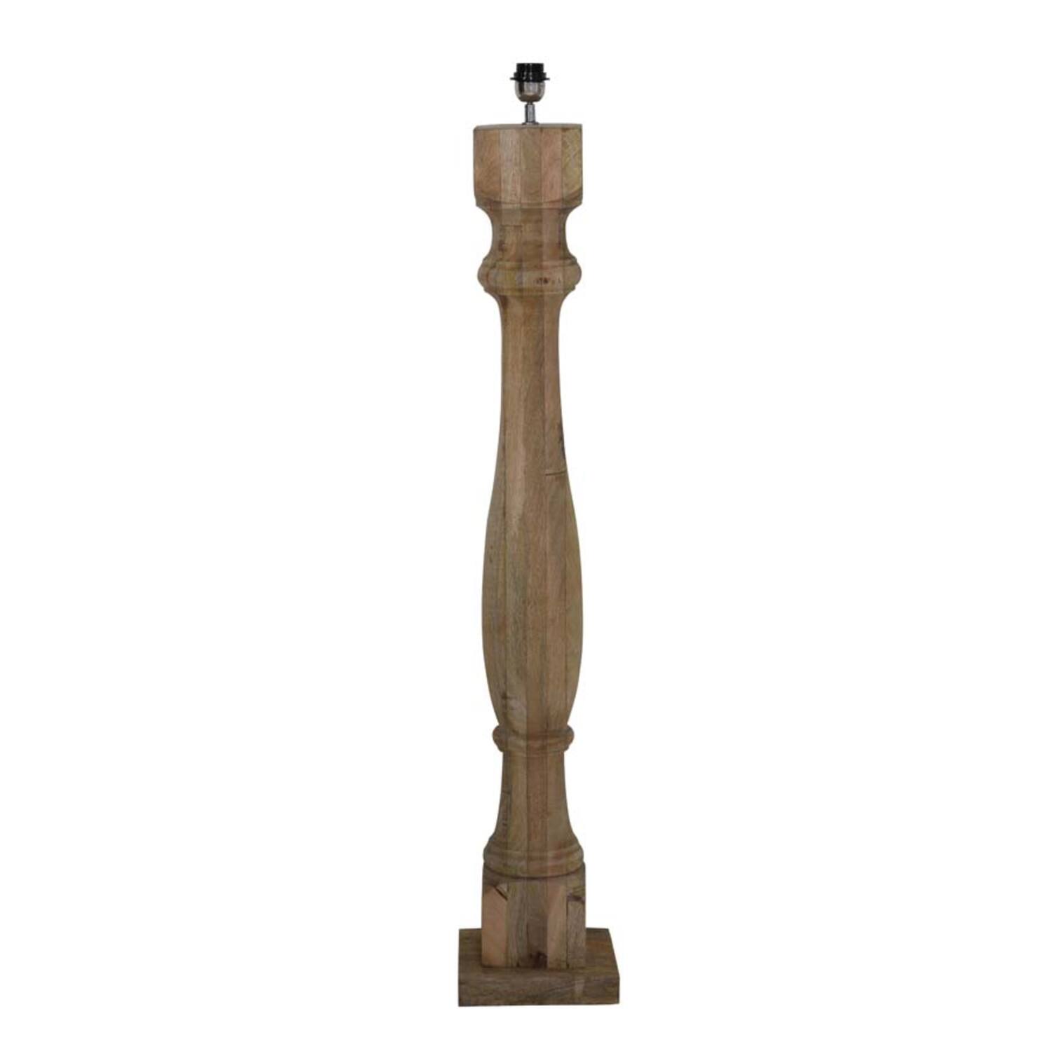 Piedestal de lampe en bois design classique Light & Living Robbia