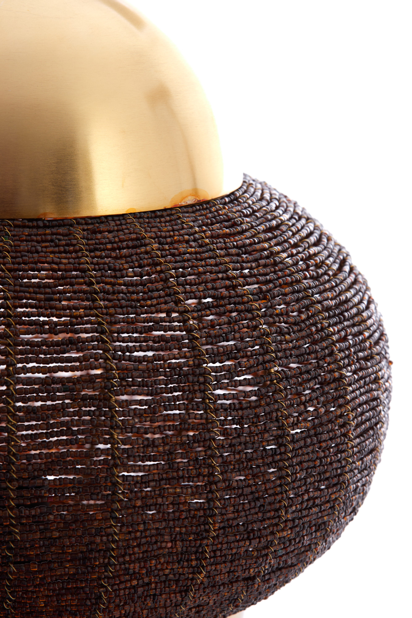 Suspension décorative à perles dorées Light & Living Cetara – Image 3