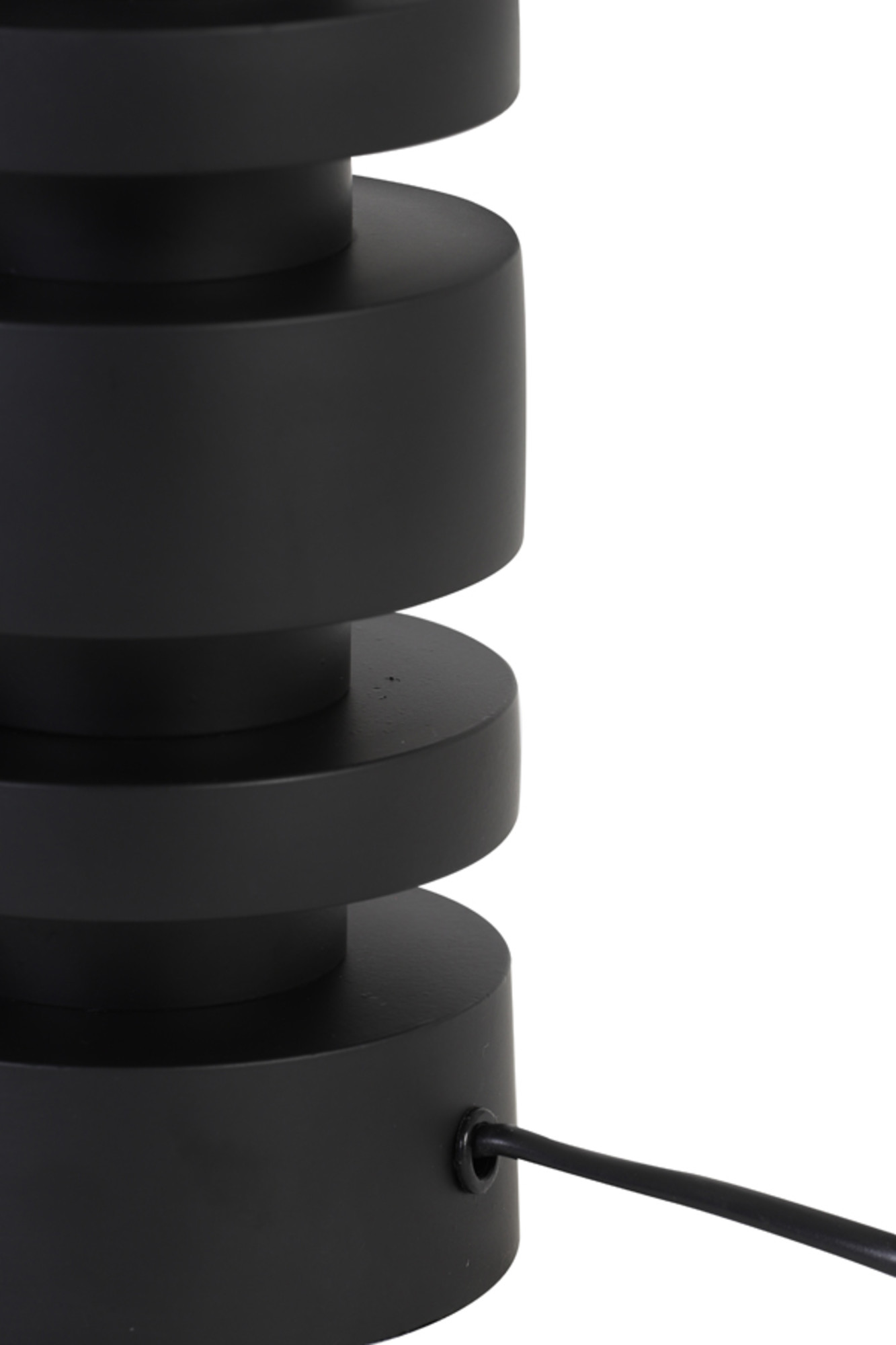 Piedestal de lampe noire design Light & Living Desley – Image 3