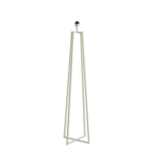 Pied de lampe moderne métal blanc Light & Living Miley