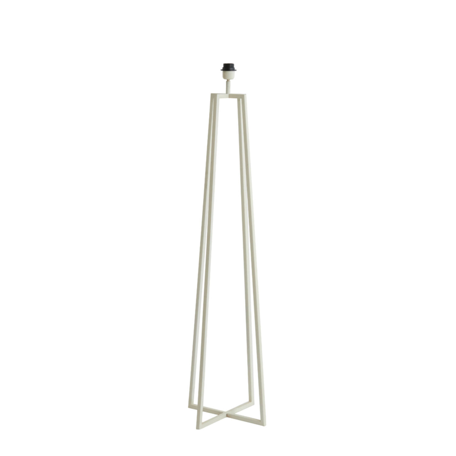 Pied de lampe moderne métal blanc Light & Living Miley