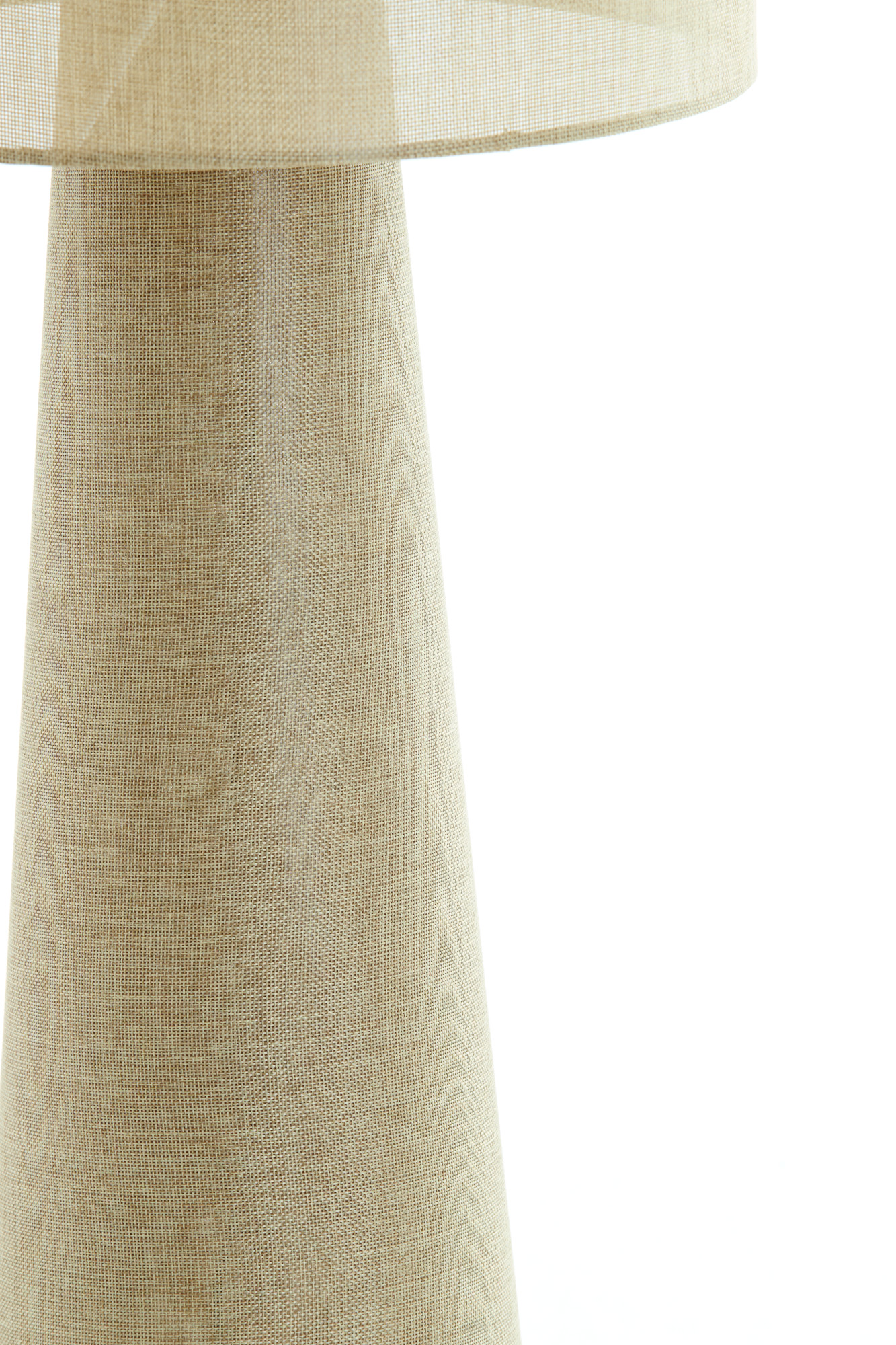 Lampadaire chaleureux avec abat-jour beige Light & Living Micky – Image 4