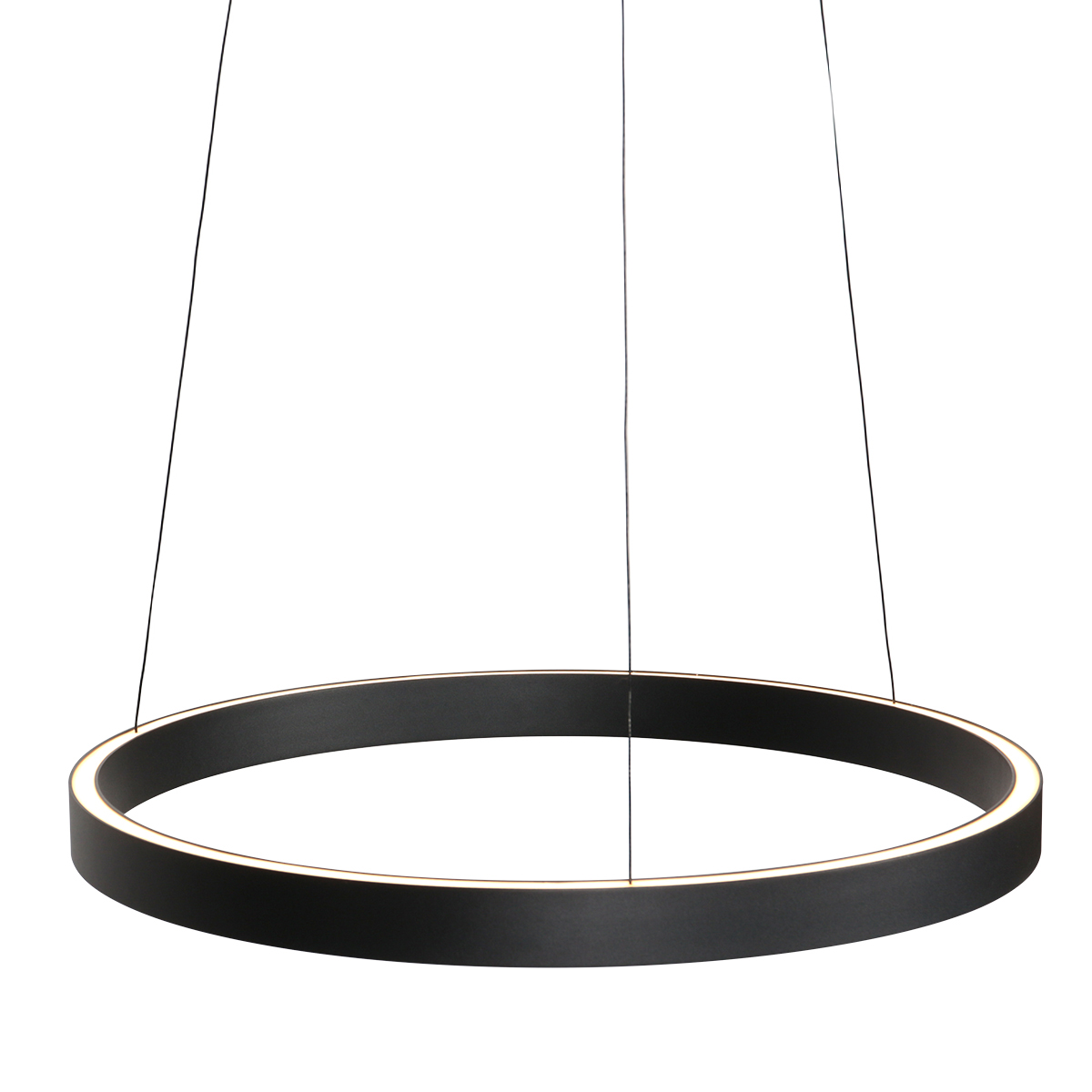 Suspension LED noire design réglable en forme d’anneau Steinhauer Mykty – Image 5
