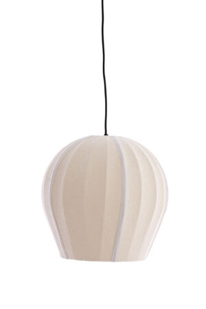 Alternative view of Suspension en tissu couleur sable pour une ambiance douce Light & Living Zagori