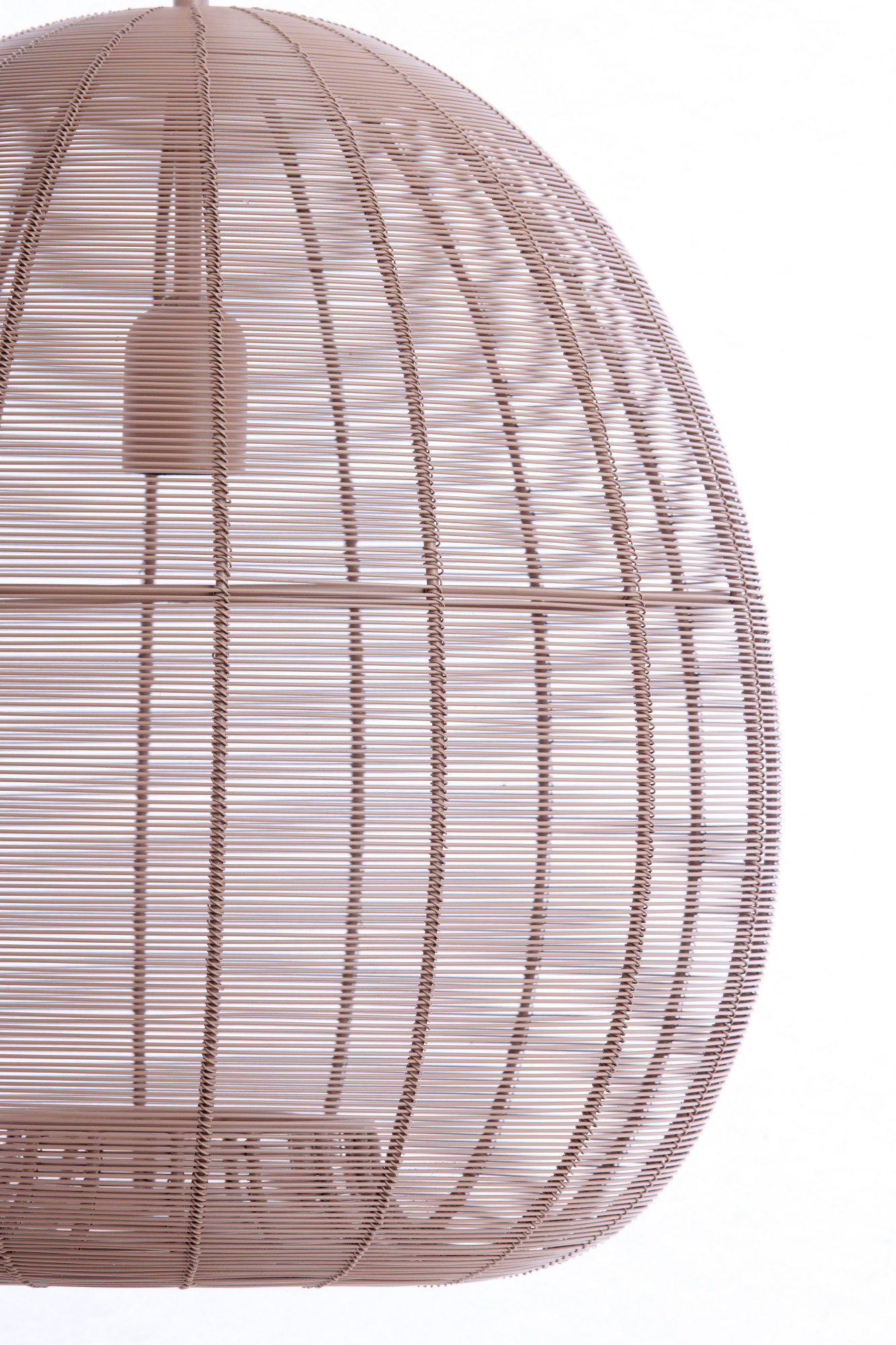 Suspension ovale en rotin naturel Light & Living Oliveria – Image 3