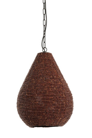 Alternative view of Suspension avec perles marron Light & Living Kabinda