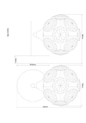 appliquemuraleéléganteavecsphèreencristalvirina-1