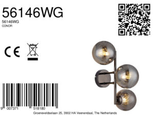 appliquemuralemoderneenchromenoiravecverrefuméconor-8a