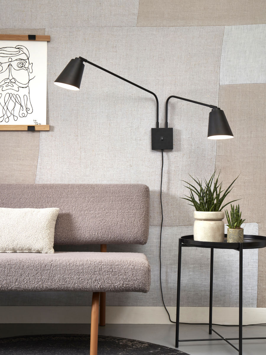 it'saboutromi-appliquemurale-bremen-noir-métal-lampedelit-e27-bremen/w2/b-02