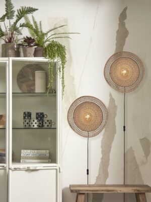 good&mojo-appliquemurale-pantanal-noir-métalherbesmarines-ø45cm-e27-pantanal/w45/b-05