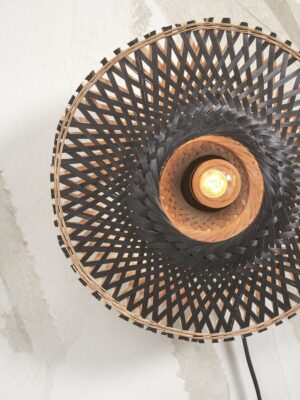 good&mojo-appliquemurale-kalimantan-noir-bamboumétal-ø30cm-e27-kalimantan/w8/b-09