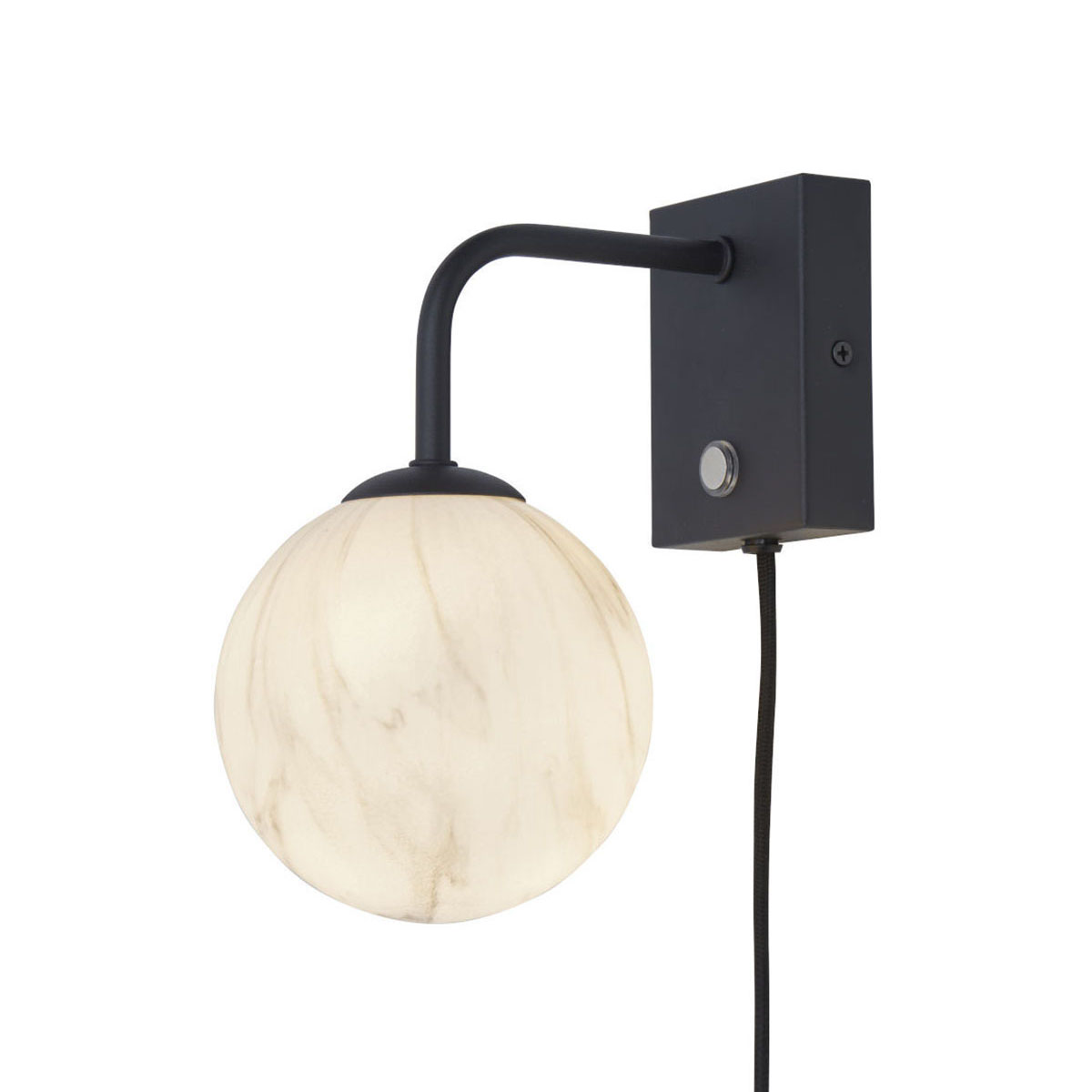 it'saboutromi-appliquemurale-carrara-noir-verre-ø12cm-g9-carrara/w12/b-1