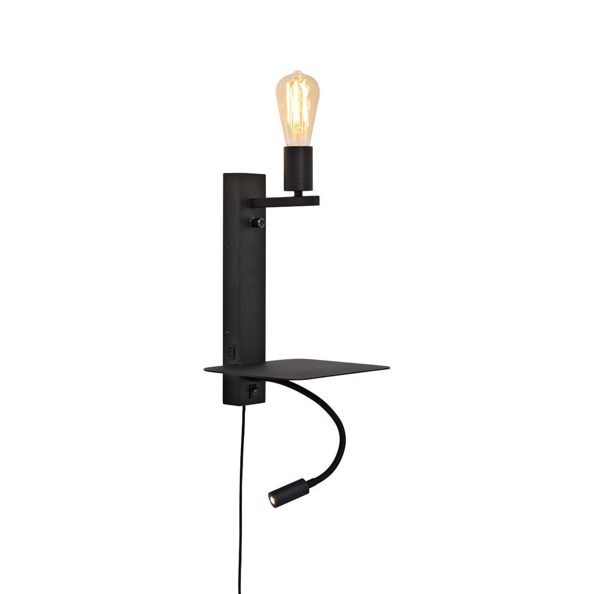 it'saboutromi-appliquemurale-florence-noir-métal-lampedelit-e27-florence/wl/b-1