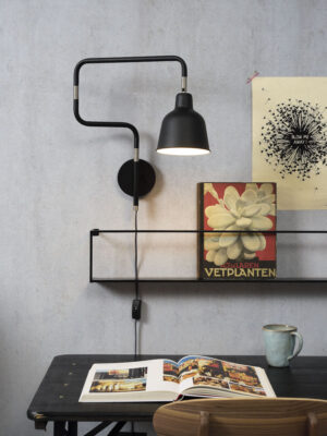 it'saboutromi-appliquemurale-london-noir-métal-ø16cm-e27-london/w/b-10