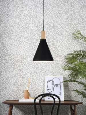 it'saboutromi-suspension-melbourne-naturel/noir-métal-ø25cm-e27-melbourne/h38/b-12